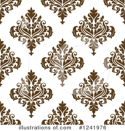 Royalty-Free (RF) Damask Clipart Illustration by Vector Tradition SM - Stock Sample #1241976