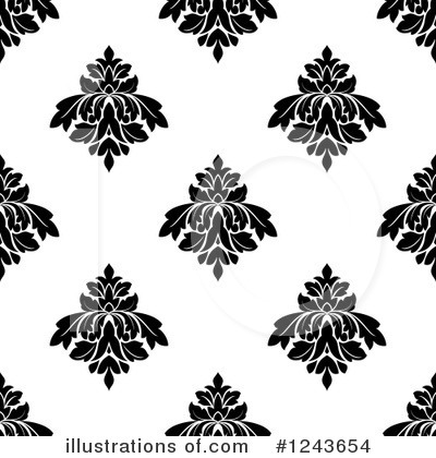 Royalty-Free (RF) Damask Clipart Illustration by Vector Tradition SM - Stock Sample #1243654