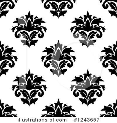 Royalty-Free (RF) Damask Clipart Illustration by Vector Tradition SM - Stock Sample #1243657
