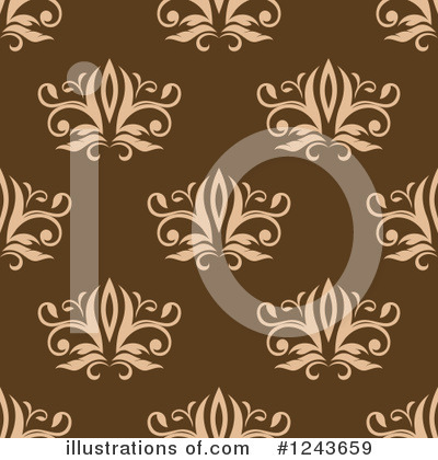 Royalty-Free (RF) Damask Clipart Illustration by Vector Tradition SM - Stock Sample #1243659