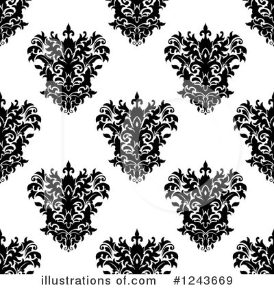 Royalty-Free (RF) Damask Clipart Illustration by Vector Tradition SM - Stock Sample #1243669