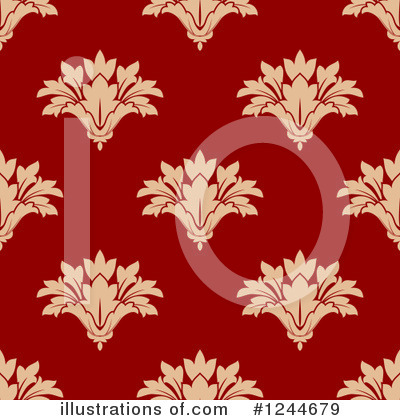 Royalty-Free (RF) Damask Clipart Illustration by Vector Tradition SM - Stock Sample #1244679