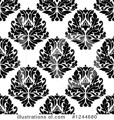 Royalty-Free (RF) Damask Clipart Illustration by Vector Tradition SM - Stock Sample #1244680