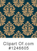 Damask Clipart #1246605 by Vector Tradition SM