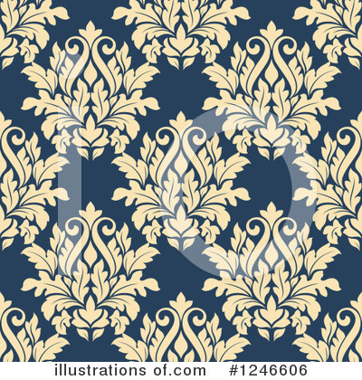 Royalty-Free (RF) Damask Clipart Illustration by Vector Tradition SM - Stock Sample #1246606