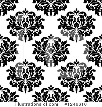 Royalty-Free (RF) Damask Clipart Illustration by Vector Tradition SM - Stock Sample #1246610