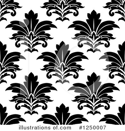 Royalty-Free (RF) Damask Clipart Illustration by Vector Tradition SM - Stock Sample #1250007