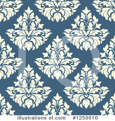 Royalty-Free (RF) Damask Clipart Illustration by Vector Tradition SM - Stock Sample #1250010
