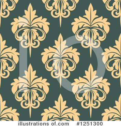 Royalty-Free (RF) Damask Clipart Illustration by Vector Tradition SM - Stock Sample #1251300