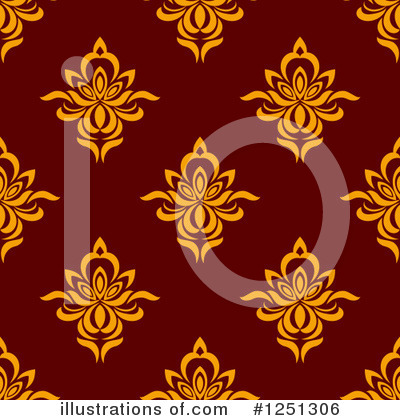 Royalty-Free (RF) Damask Clipart Illustration by Vector Tradition SM - Stock Sample #1251306