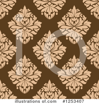 Royalty-Free (RF) Damask Clipart Illustration by Vector Tradition SM - Stock Sample #1253407