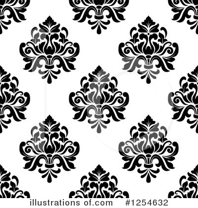 Royalty-Free (RF) Damask Clipart Illustration by Vector Tradition SM - Stock Sample #1254632