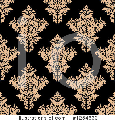 Royalty-Free (RF) Damask Clipart Illustration by Vector Tradition SM - Stock Sample #1254633