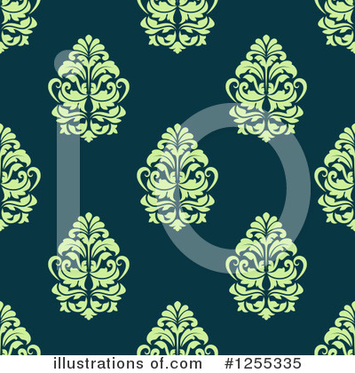 Royalty-Free (RF) Damask Clipart Illustration by Vector Tradition SM - Stock Sample #1255335
