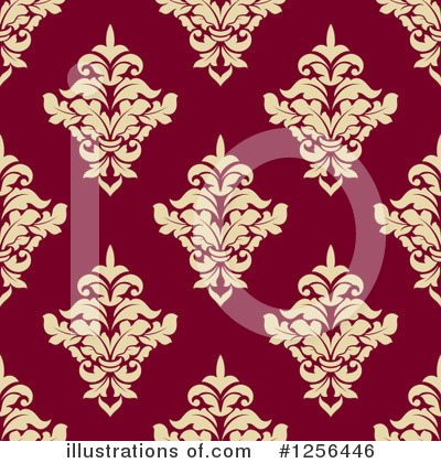 Royalty-Free (RF) Damask Clipart Illustration by Vector Tradition SM - Stock Sample #1256446