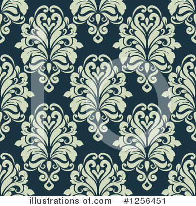 Royalty-Free (RF) Damask Clipart Illustration by Vector Tradition SM - Stock Sample #1256451