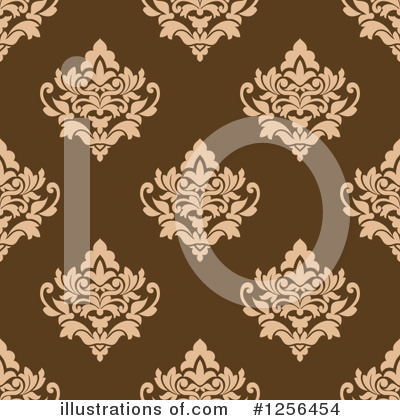 Royalty-Free (RF) Damask Clipart Illustration by Vector Tradition SM - Stock Sample #1256454