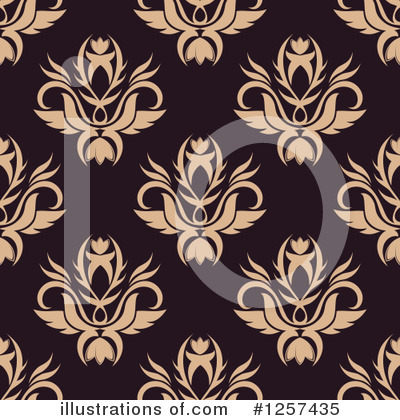 Royalty-Free (RF) Damask Clipart Illustration by Vector Tradition SM - Stock Sample #1257435