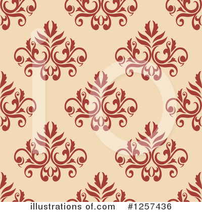 Royalty-Free (RF) Damask Clipart Illustration by Vector Tradition SM - Stock Sample #1257436