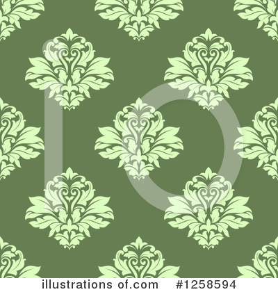 Royalty-Free (RF) Damask Clipart Illustration by Vector Tradition SM - Stock Sample #1258594