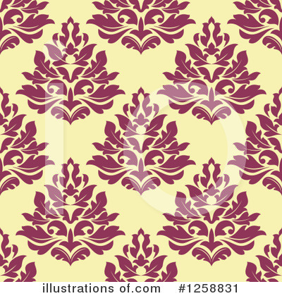 Royalty-Free (RF) Damask Clipart Illustration by Vector Tradition SM - Stock Sample #1258831