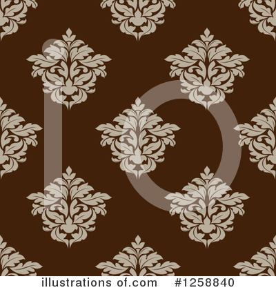 Royalty-Free (RF) Damask Clipart Illustration by Vector Tradition SM - Stock Sample #1258840