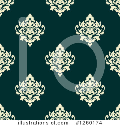 Royalty-Free (RF) Damask Clipart Illustration by Vector Tradition SM - Stock Sample #1260174