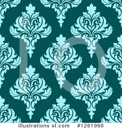 Royalty-Free (RF) Damask Clipart Illustration by Vector Tradition SM - Stock Sample #1261966