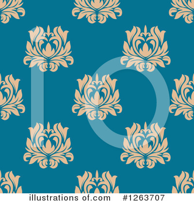 Royalty-Free (RF) Damask Clipart Illustration by Vector Tradition SM - Stock Sample #1263707