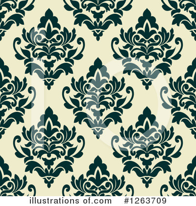 Royalty-Free (RF) Damask Clipart Illustration by Vector Tradition SM - Stock Sample #1263709