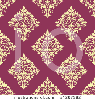 Royalty-Free (RF) Damask Clipart Illustration by Vector Tradition SM - Stock Sample #1267382