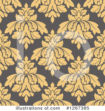 Royalty-Free (RF) Damask Clipart Illustration by Vector Tradition SM - Stock Sample #1267385