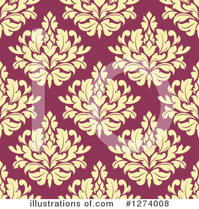 Royalty-Free (RF) Damask Clipart Illustration by Vector Tradition SM - Stock Sample #1274008