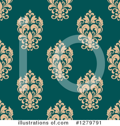 Royalty-Free (RF) Damask Clipart Illustration by Vector Tradition SM - Stock Sample #1279791