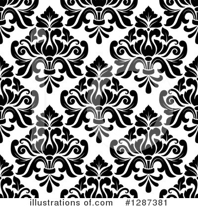Royalty-Free (RF) Damask Clipart Illustration by Vector Tradition SM - Stock Sample #1287381