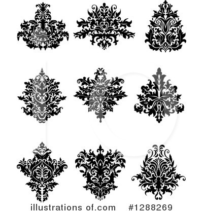 Royalty-Free (RF) Damask Clipart Illustration by Vector Tradition SM - Stock Sample #1288269