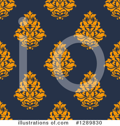 Royalty-Free (RF) Damask Clipart Illustration by Vector Tradition SM - Stock Sample #1289830