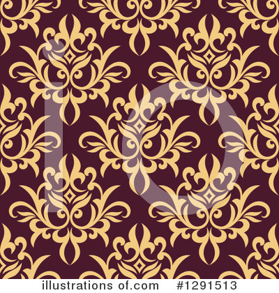 Royalty-Free (RF) Damask Clipart Illustration by Vector Tradition SM - Stock Sample #1291513
