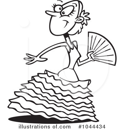 Flamenco Clipart #1044434 by toonaday