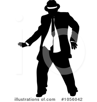 Royalty-Free (RF) Dancer Clipart Illustration by Pams Clipart - Stock Sample #1056042