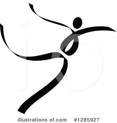 Royalty-Free (RF) Dancer Clipart Illustration by Vector Tradition SM - Stock Sample #1285927