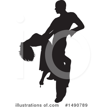 Royalty-Free (RF) Dancer Clipart Illustration by dero - Stock Sample #1490789