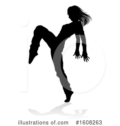 Royalty-Free (RF) Dancer Clipart Illustration by AtStockIllustration - Stock Sample #1608263