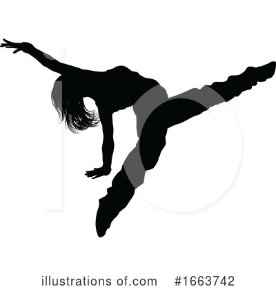 Royalty-Free (RF) Dancer Clipart Illustration by AtStockIllustration - Stock Sample #1663742