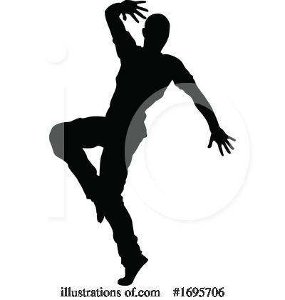 Royalty-Free (RF) Dancer Clipart Illustration by AtStockIllustration - Stock Sample #1695706