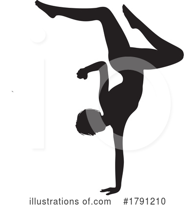 Handstand Clipart #1791210 by KJ Pargeter