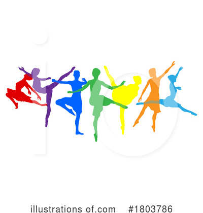 Royalty-Free (RF) Dancer Clipart Illustration by AtStockIllustration - Stock Sample #1803786