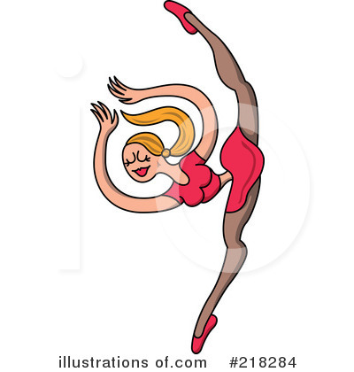 Royalty-Free (RF) Dancer Clipart Illustration by Zooco - Stock Sample #218284