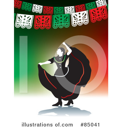 Royalty-Free (RF) Dancer Clipart Illustration by David Rey - Stock Sample #85041