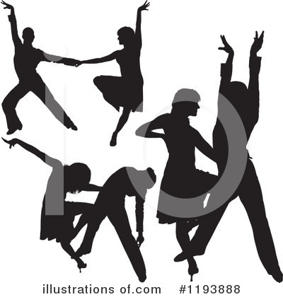 Royalty-Free (RF) Dancers Clipart Illustration by dero - Stock Sample #1193888